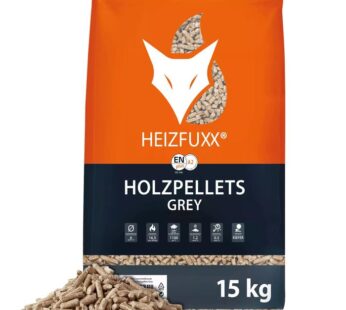 HEIZFUXX Holzpellets Grey 6mm ENplusA1, 65 x 15kg Palette