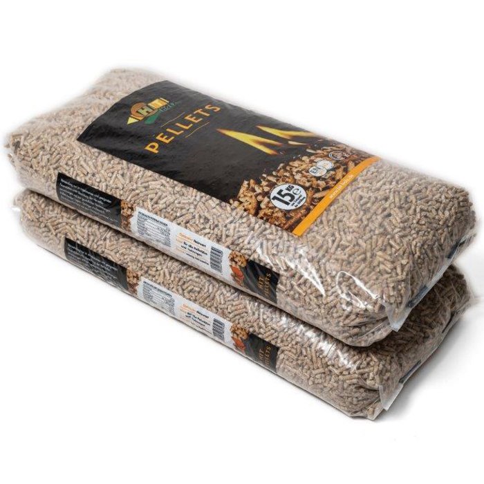 HIT Holzpellets Sackware 6mm ENplusA1, 66 x 15kg Palette – Bild 3