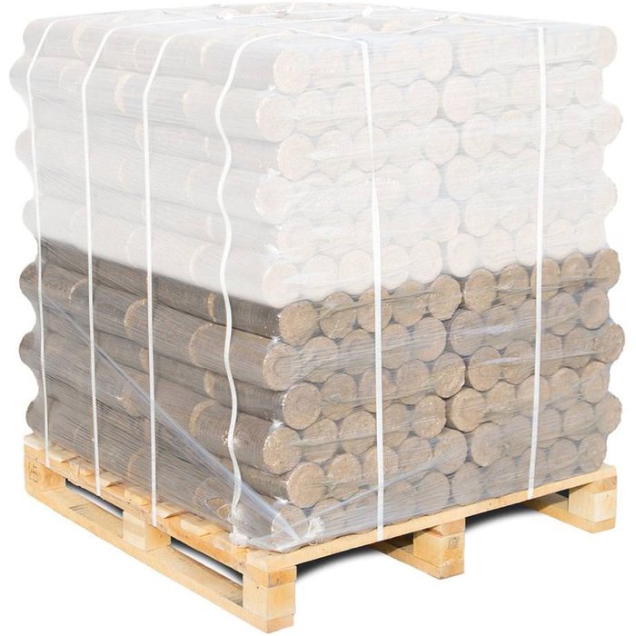 NESTRO Hartholzbriketts Premium rund ohne Loch 480kg