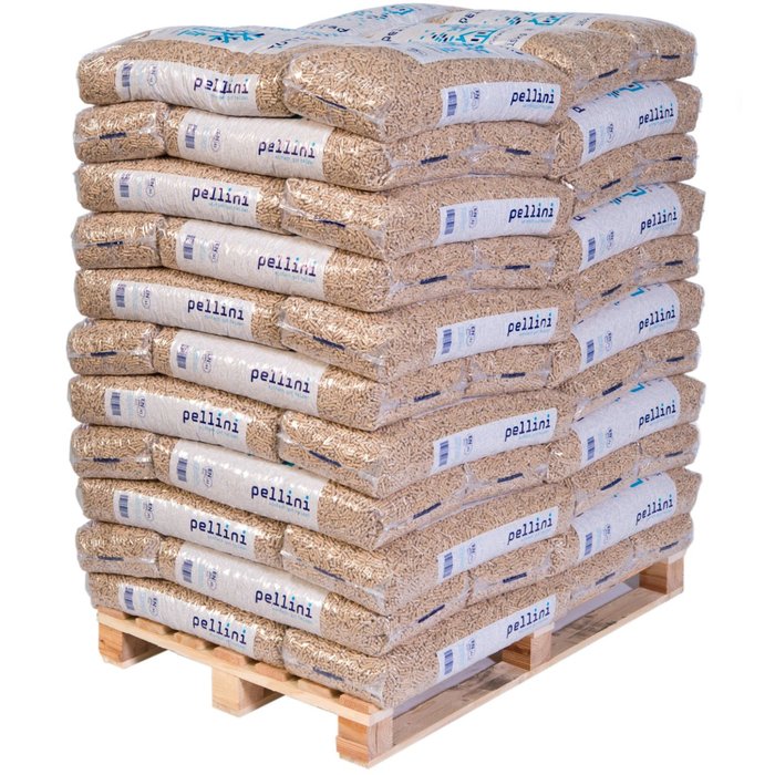 PELLINI Holzpellets 6mm ENplusA1, 66 x 15kg Palette