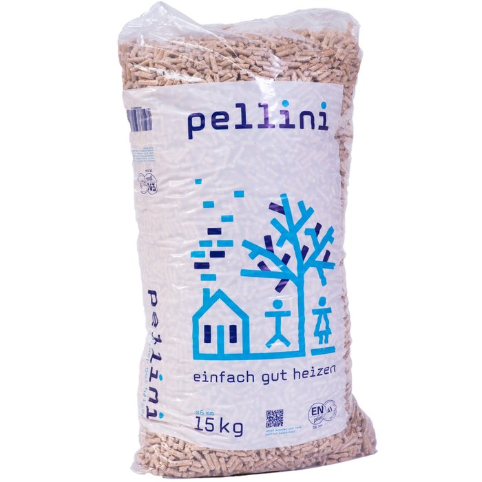 PELLINI Holzpellets 6mm ENplusA1, 66 x 15kg Palette – Bild 3