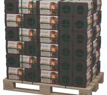 REKORD Braunkohlebriketts als Palette Folie (90 x 10 kg)