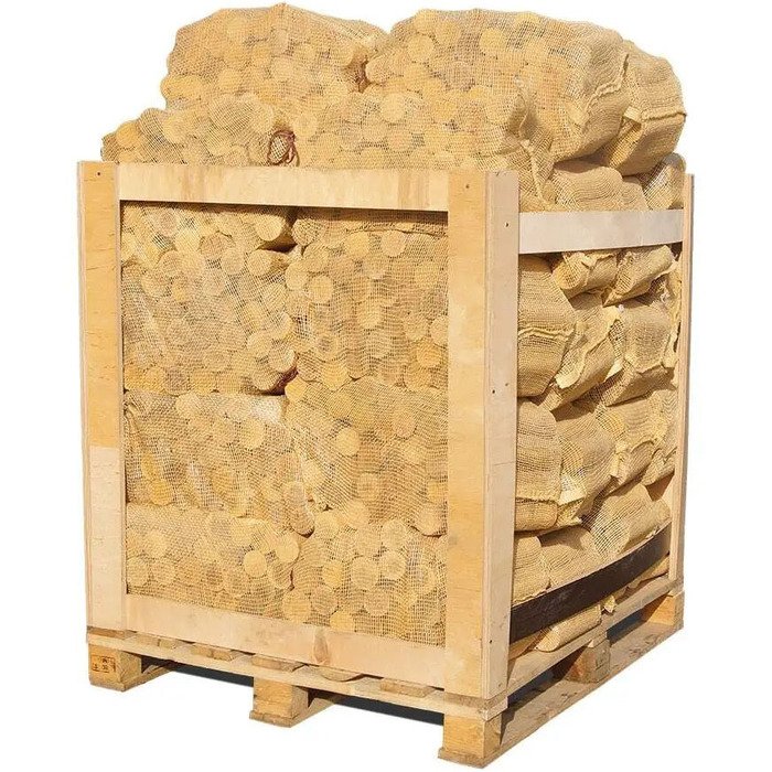 Rundholz Birke 28 cm im Sack