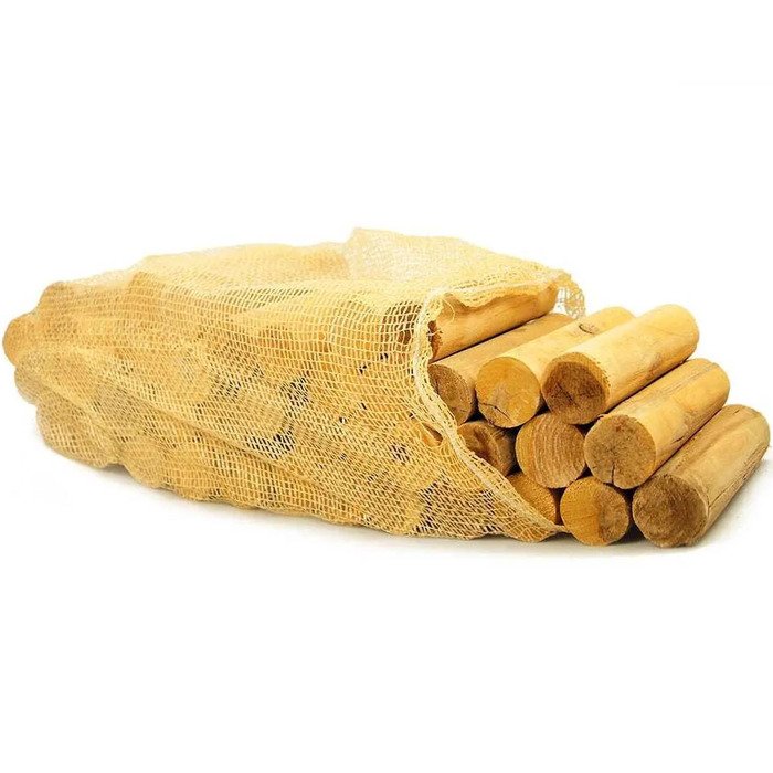 Rundholz Birke 28 cm im Sack – Bild 4