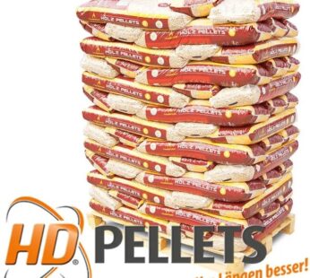 THÜRINGER HD Holzpellets 6mm ENplusA1, 65 x 15kg Palette