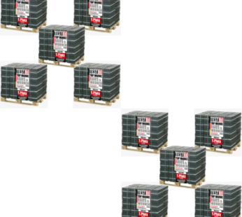 10 Paletten REKORD Braunkohlebriketts (40×25 kg) – Großvorrat 10 t