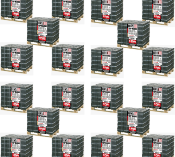 20 Paletten REKORD Braunkohlebriketts (40×25 kg) – 20 t Vorrat